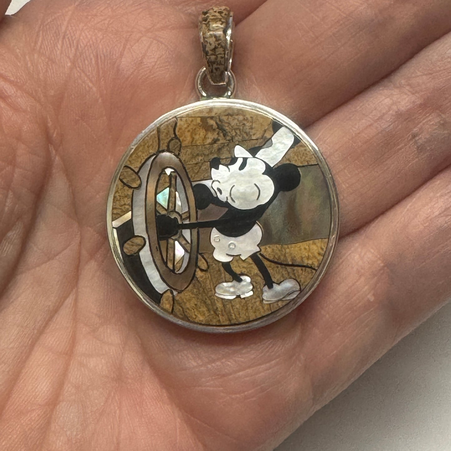 Steamboat Willie at the Helm Pendant