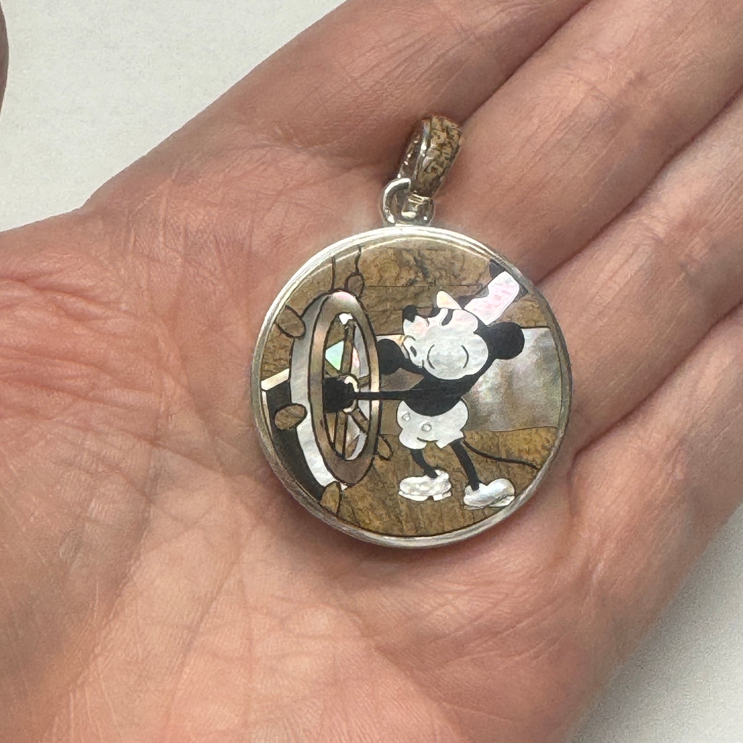 Steamboat Willie at the Helm Pendant