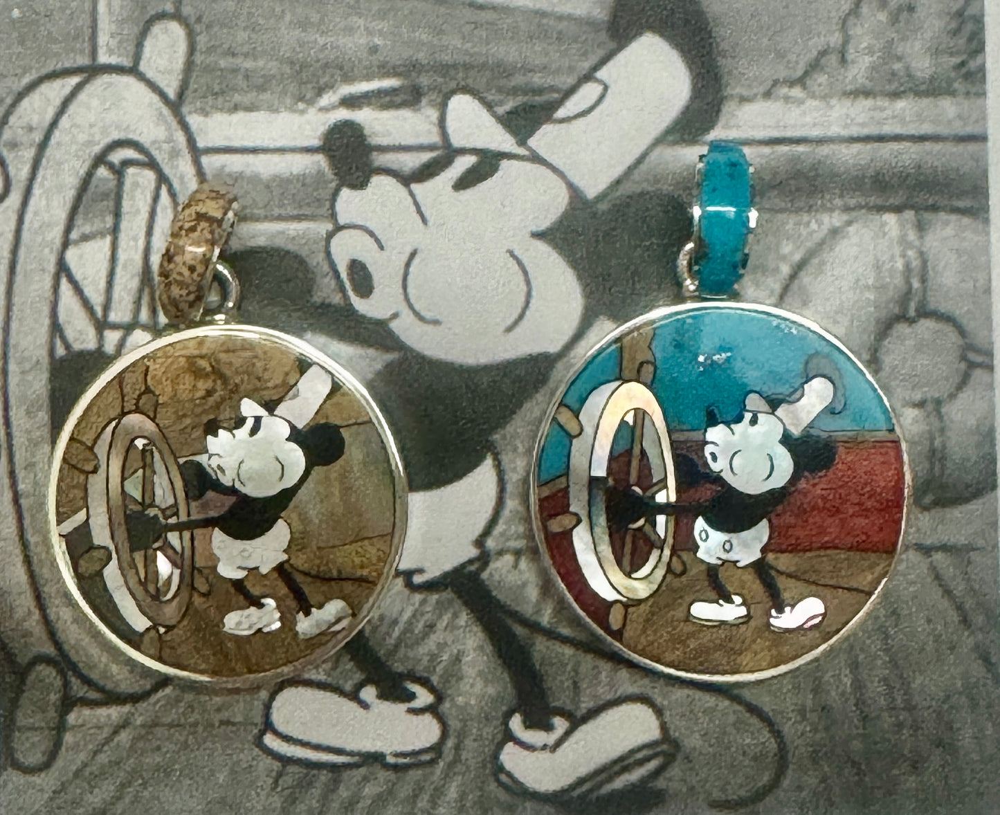 Steamboat Willie at the Helm Pendant