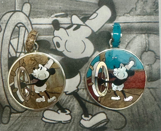 Steamboat Willie at the Helm Pendant